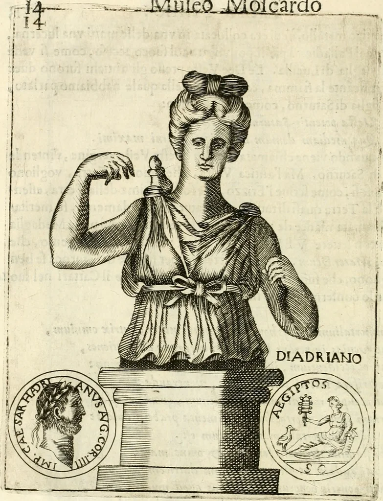 An illustration from Note, overo, Memorie del mvseo di Lodovico Moscardo ..., 1656, leaf 37