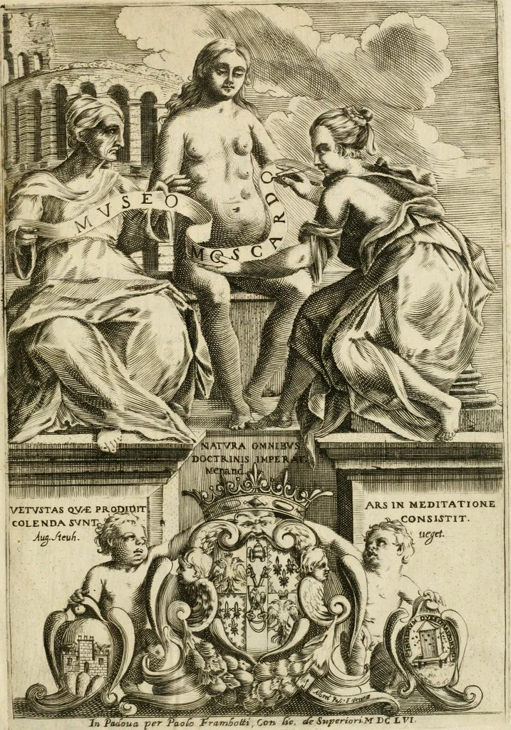An illustration from Note, overo, Memorie del mvseo di Lodovico Moscardo ..., 1656, leaf 4