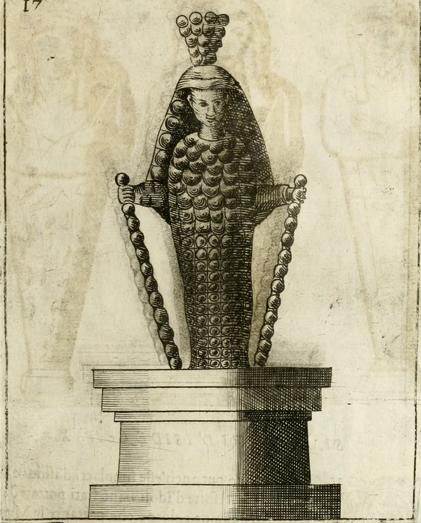 An illustration from Note, overo, Memorie del mvseo di Lodovico Moscardo ..., 1656, leaf 40