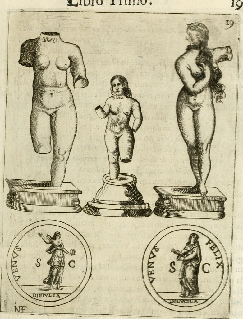 An illustration from Note, overo, Memorie del mvseo di Lodovico Moscardo ..., 1656, leaf 42