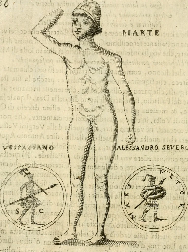 An illustration from Note, overo, Memorie del mvseo di Lodovico Moscardo ..., 1656, leaf 59