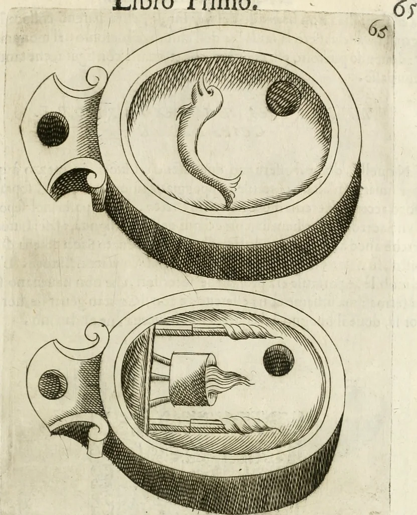 An illustration from Note, overo, Memorie del mvseo di Lodovico Moscardo ..., 1656, leaf 88