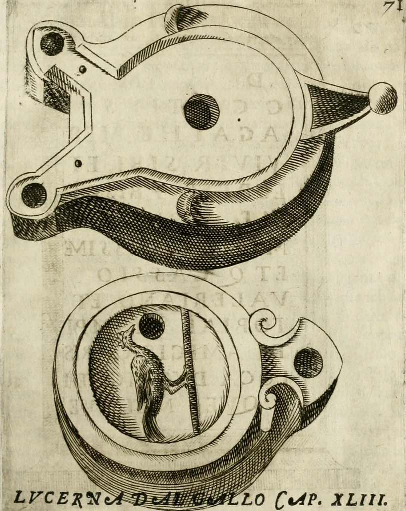 An illustration from Note, overo, Memorie del mvseo di Lodovico Moscardo ..., 1656, leaf 94