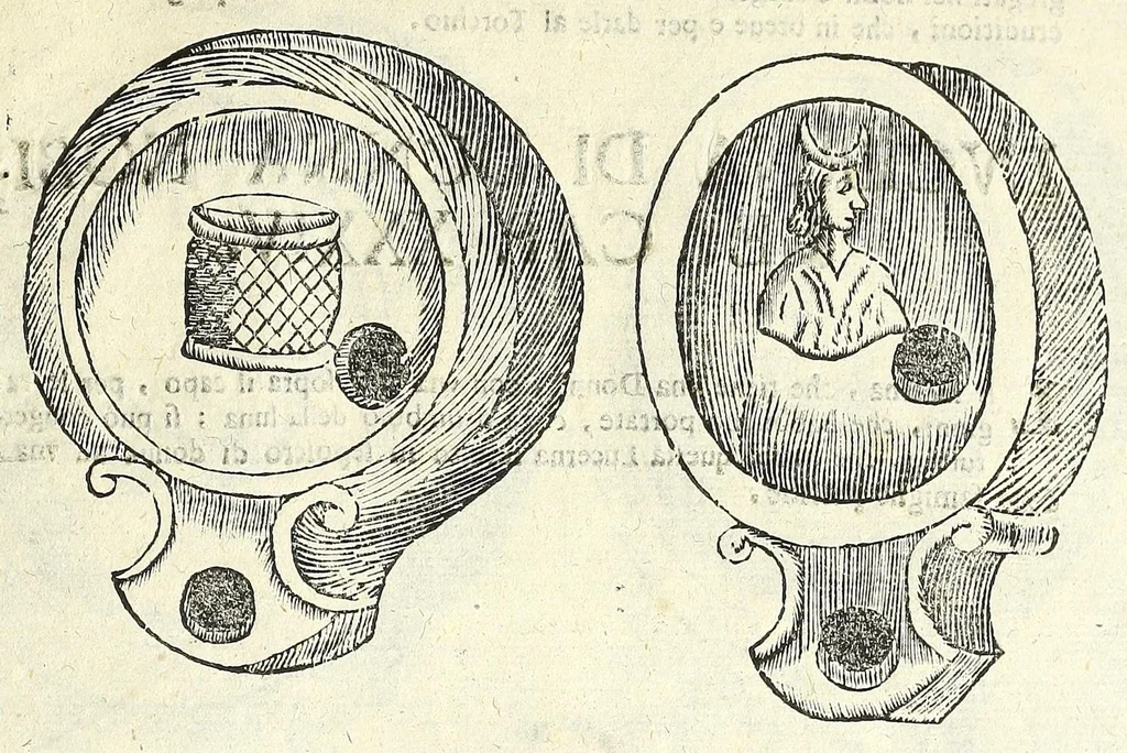 An illustration from Note overo memorie del museo del conte Lodovico Moscardo nobile veronese, 1672, leaf 83