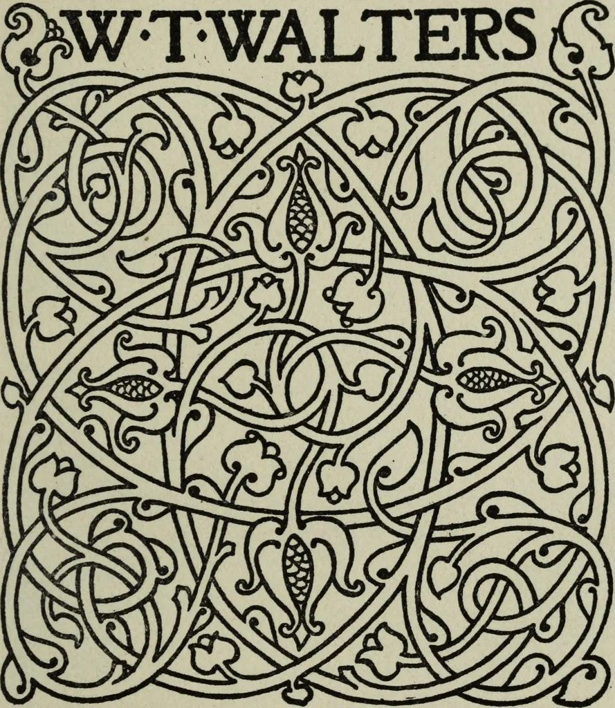 An illustration from Notes, critical & biographical : collection of W.T. Walters, 1895, leaf 10