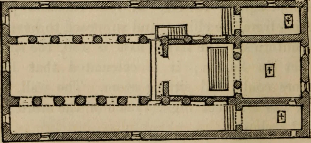 An illustration from Notes, ecclesiological and picturesque on Dalmatia, Croatia, Istria, Styria with a visit to Montenegro, 1861, leaf 105