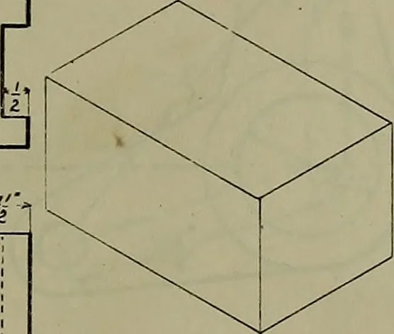 An illustration from Notes for mechanical drawing; arranged for the use of the students of the Mechanic arts high school and the Evening school of trades, 1904, leaf 132