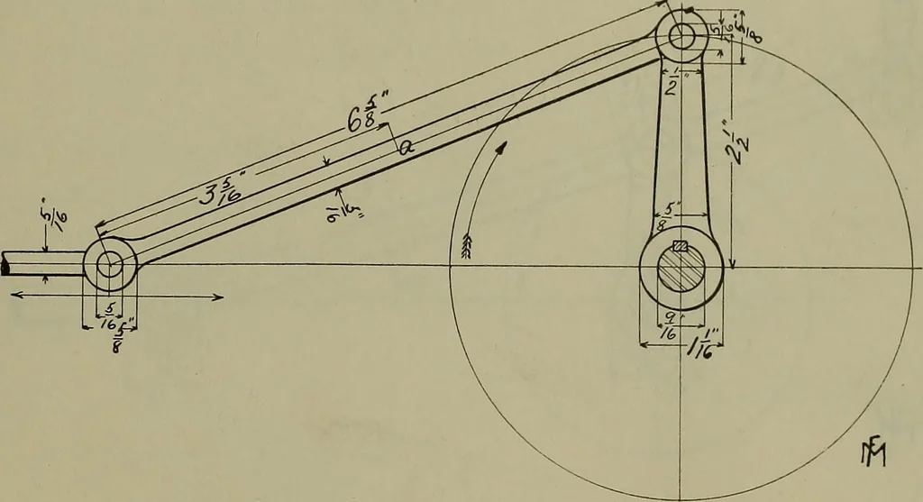 An illustration from Notes for mechanical drawing; arranged for the use of the students of the Mechanic arts high school and the Evening school of trades, 1904, leaf 146