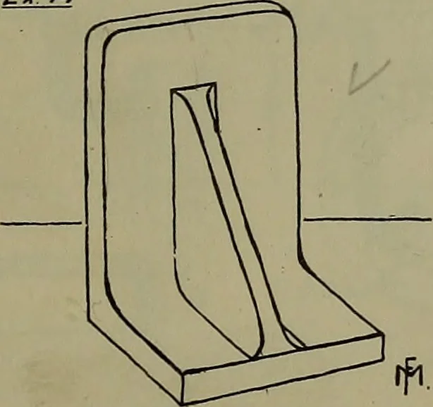 An illustration from Notes for mechanical drawing; arranged for the use of the students of the Mechanic arts high school and the Evening school of trades, 1904, leaf 22