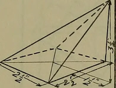 An illustration from Notes for mechanical drawing; arranged for the use of the students of the Mechanic arts high school and the Evening school of trades, 1904, leaf 32