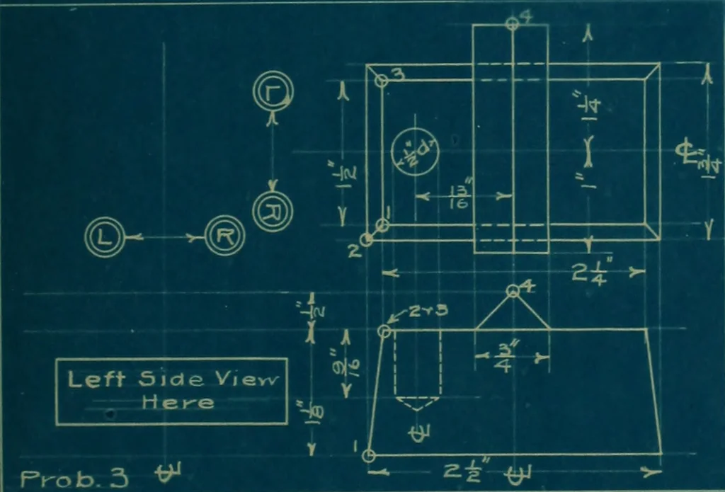An illustration from Notes in engineering, 3a, Harvard university, 1904, leaf 48