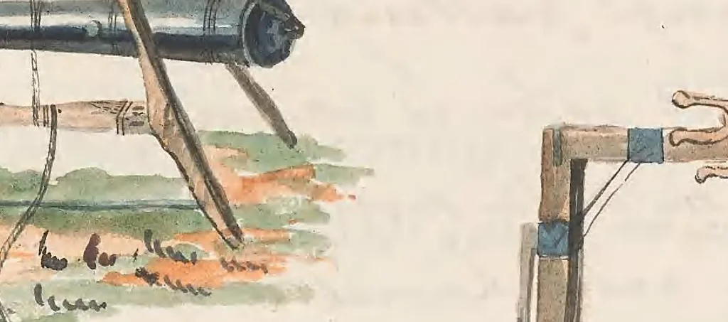 An illustration from Notes and observations on various subjects connected with artillery, 1815, leaf 139