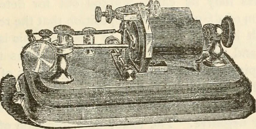 An illustration from Notes on electricity and magnetism. designed as a companion to Silvanus P. Thompson's Elementary lessons, 1891, leaf 146