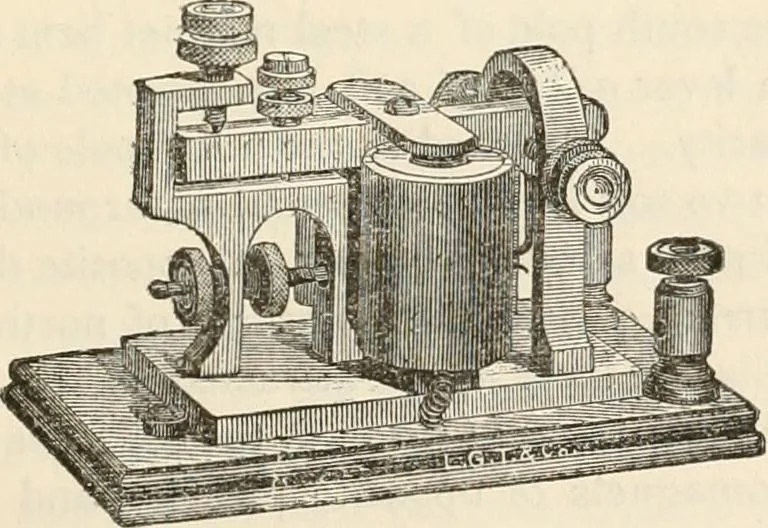 An illustration from Notes on electricity and magnetism. designed as a companion to Silvanus P. Thompson's Elementary lessons, 1891, leaf 146