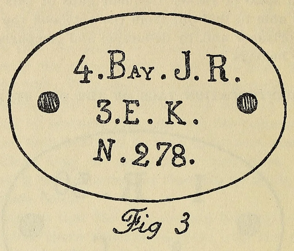 An illustration from Notes on examination of the effects and various objects found on German soldiers, 1917, leaf 16