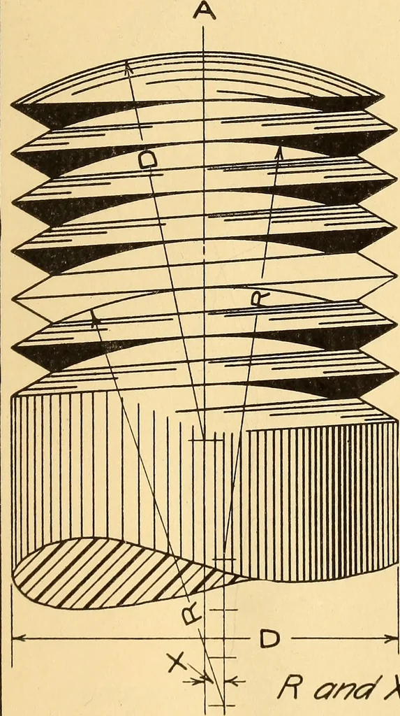 An illustration from Notes on mechanical drawing;, 1912, leaf 30