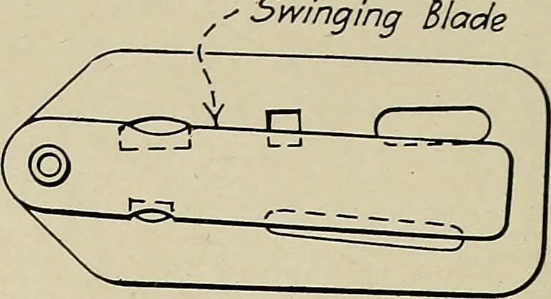 An illustration from Notes on mechanical drawing, 1922, leaf 13