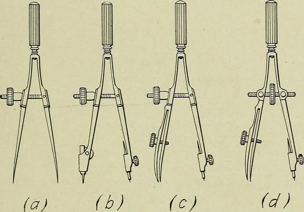 An illustration from Notes on mechanical drawing, 1922, leaf 16