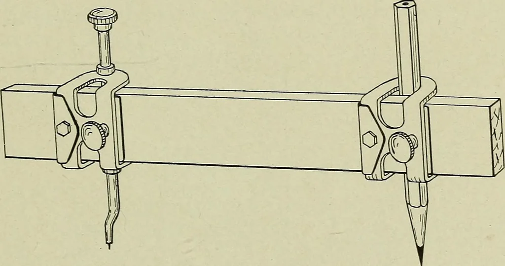 An illustration from Notes on mechanical drawing, 1922, leaf 22