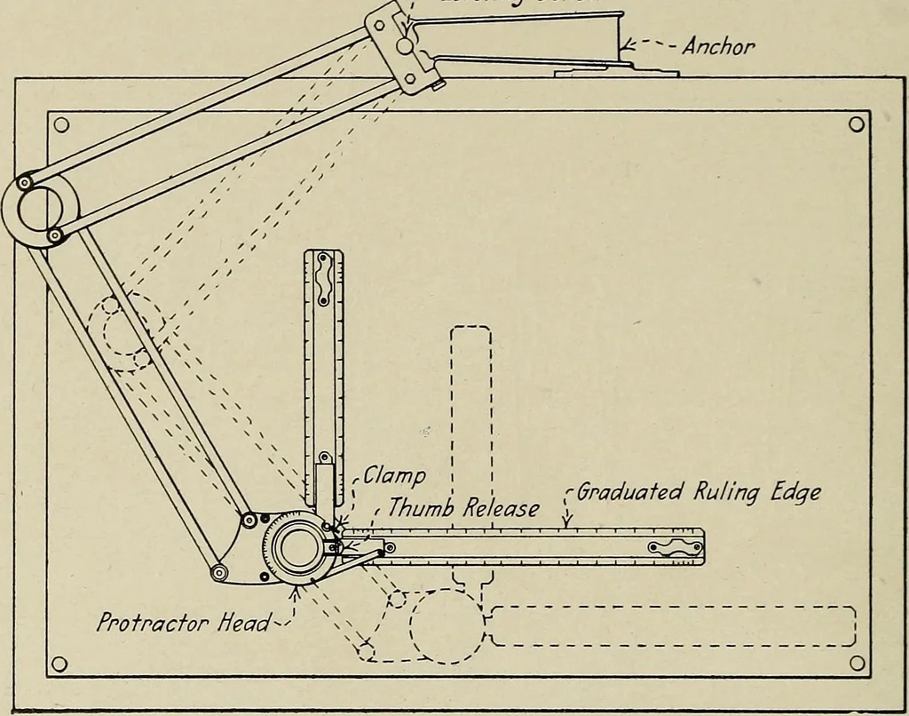An illustration from Notes on mechanical drawing, 1922, leaf 23