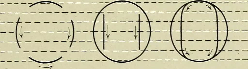 An illustration from Notes on mechanical drawing, 1922, leaf 38