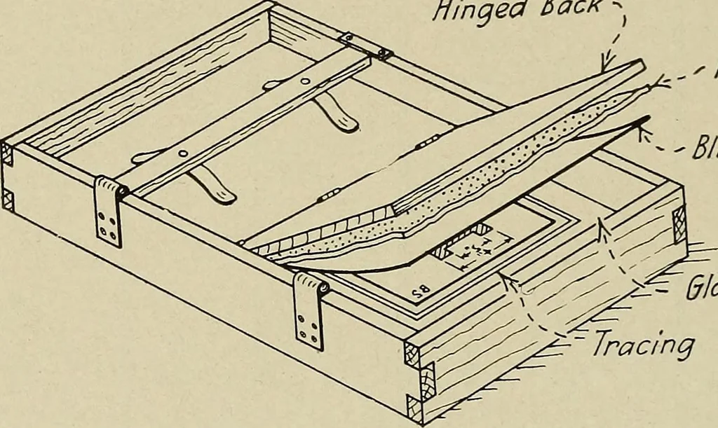 An illustration from Notes on mechanical drawing, 1922, leaf 59
