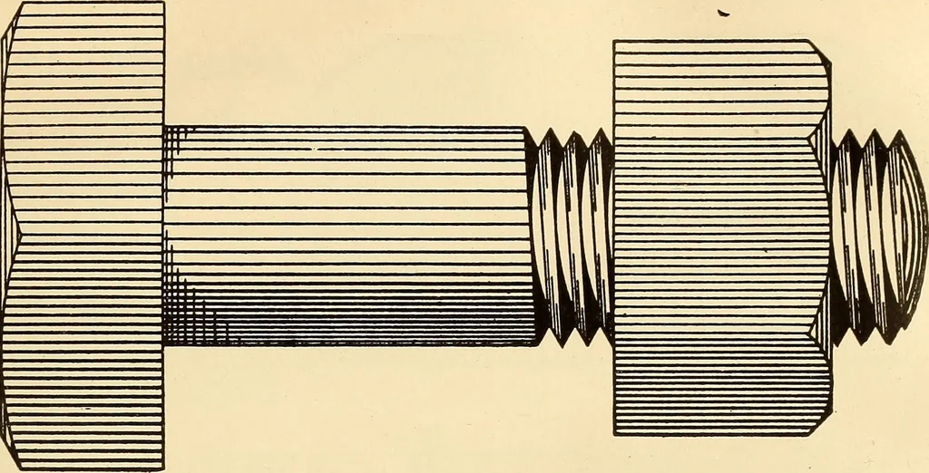 An illustration from Notes on mechanical drawing, 1916, leaf 36