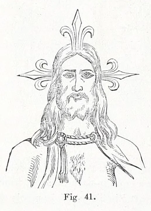 An illustration from Notes on the nimbus, 1854, leaf 30