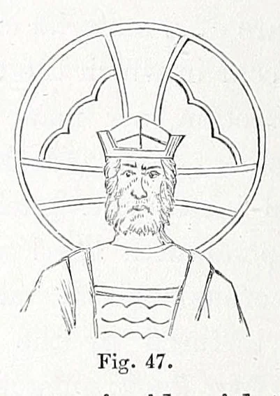 An illustration from Notes on the nimbus, 1854, leaf 34