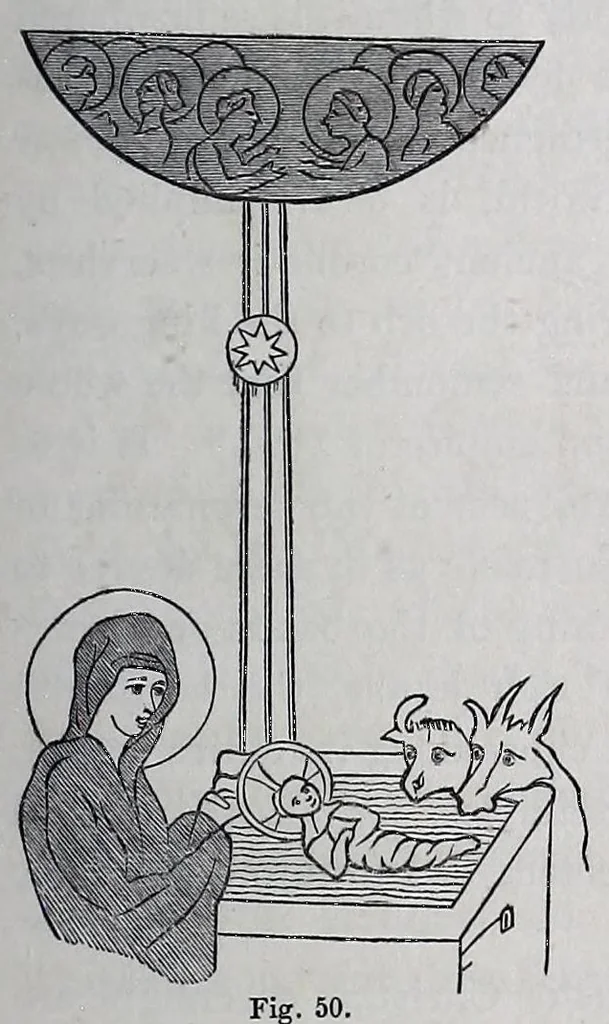 An illustration from Notes on the nimbus, 1854, leaf 35