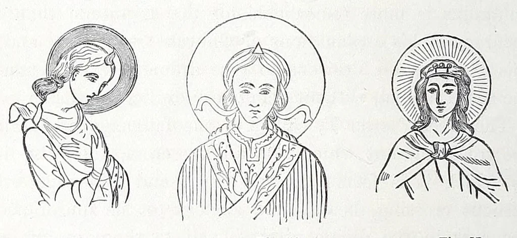 An illustration from Notes on the nimbus, 1854, leaf 38