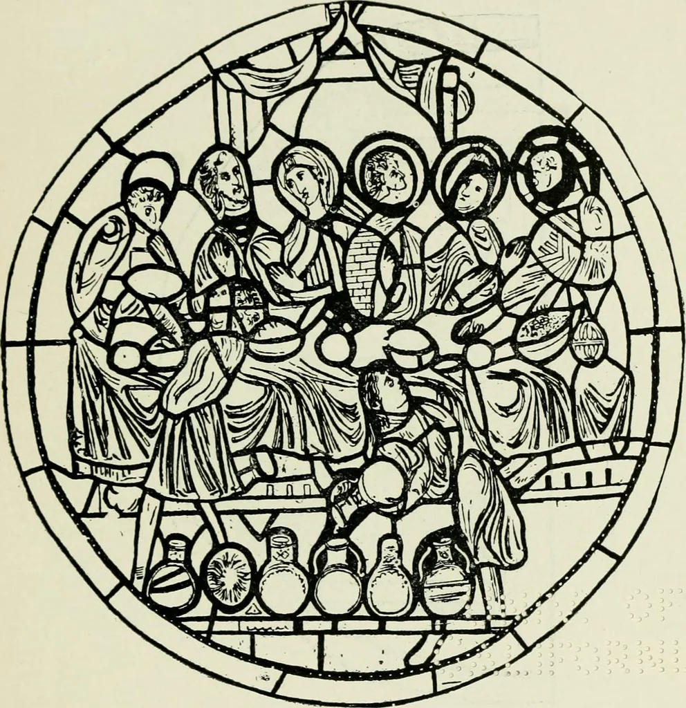 An illustration from Notes on the painted glass of Canterbury Cathedral, 1897, leaf 36