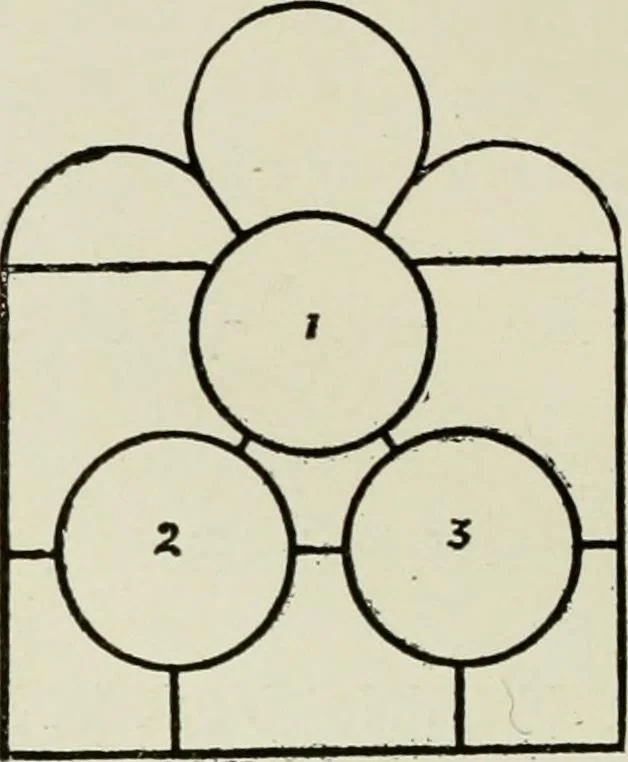 An illustration from Notes on the painted glass of Canterbury Cathedral, 1897, leaf 41