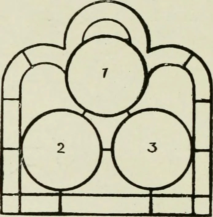 An illustration from Notes on the painted glass of Canterbury Cathedral, 1897, leaf 47