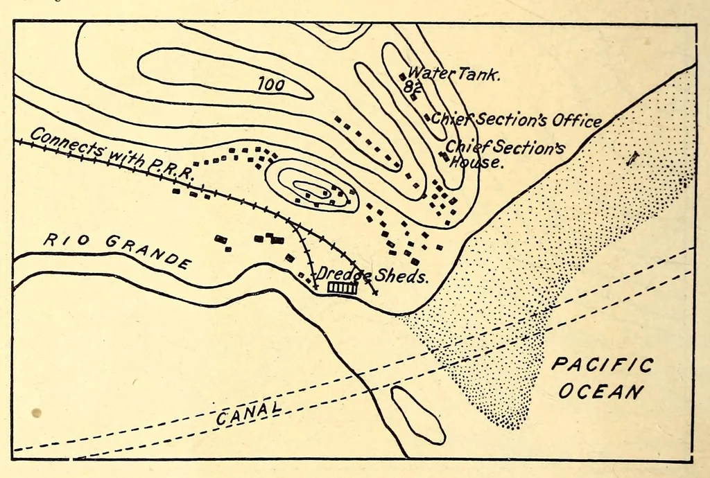 An illustration from Notes on Panama, 1903, leaf 164