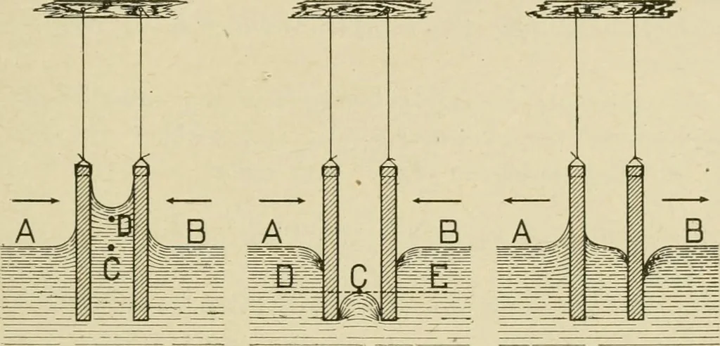 An illustration from Notes on physics, 1914, leaf 230
