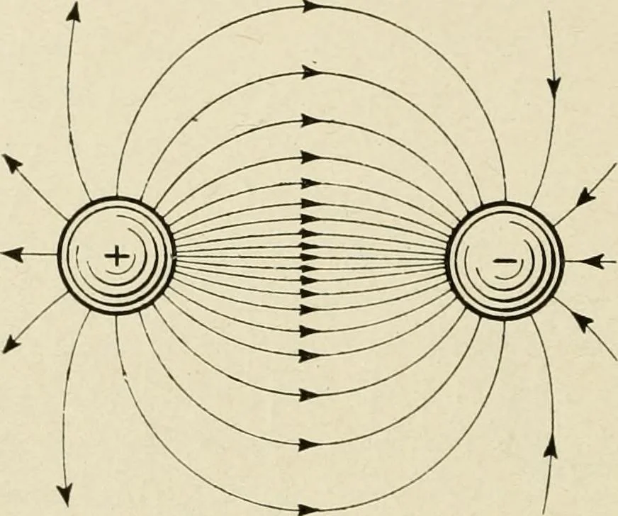 An illustration from Notes on physics, 1914, leaf 367