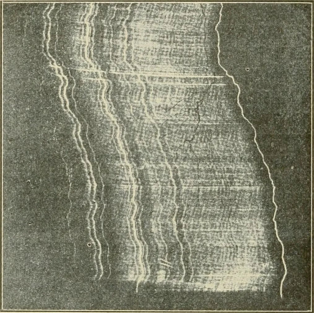 An illustration from Notes on physics, 1914, leaf 409