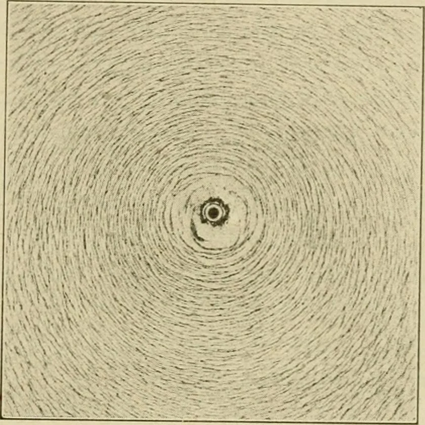 An illustration from Notes on physics, 1914, leaf 544