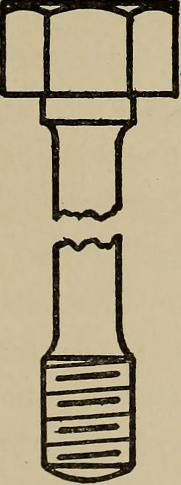 An illustration from Notes on practical mechanical drawing, written for the use of the students in general engineering drawing in the University of Illinois, 1907, leaf 128