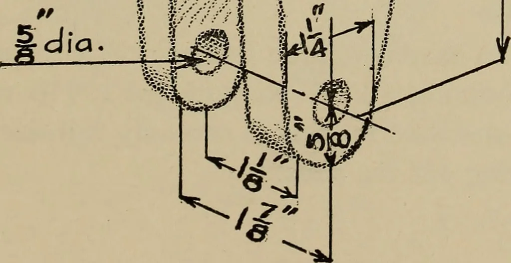 An illustration from Notes on practical mechanical drawing, written for the use of the students in general engineering drawing in the University of Illinois, 1907, leaf 36