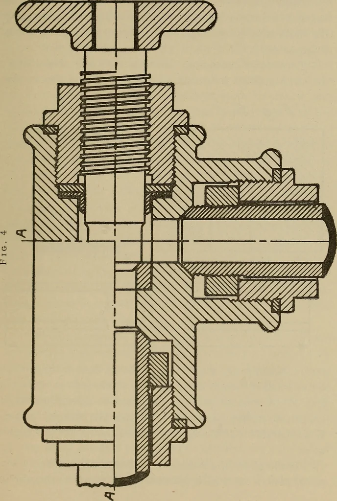 An illustration from Notes on practical mechanical drawing, written for the use of the students in general engineering drawing in the University of Illinois, 1907, leaf 52