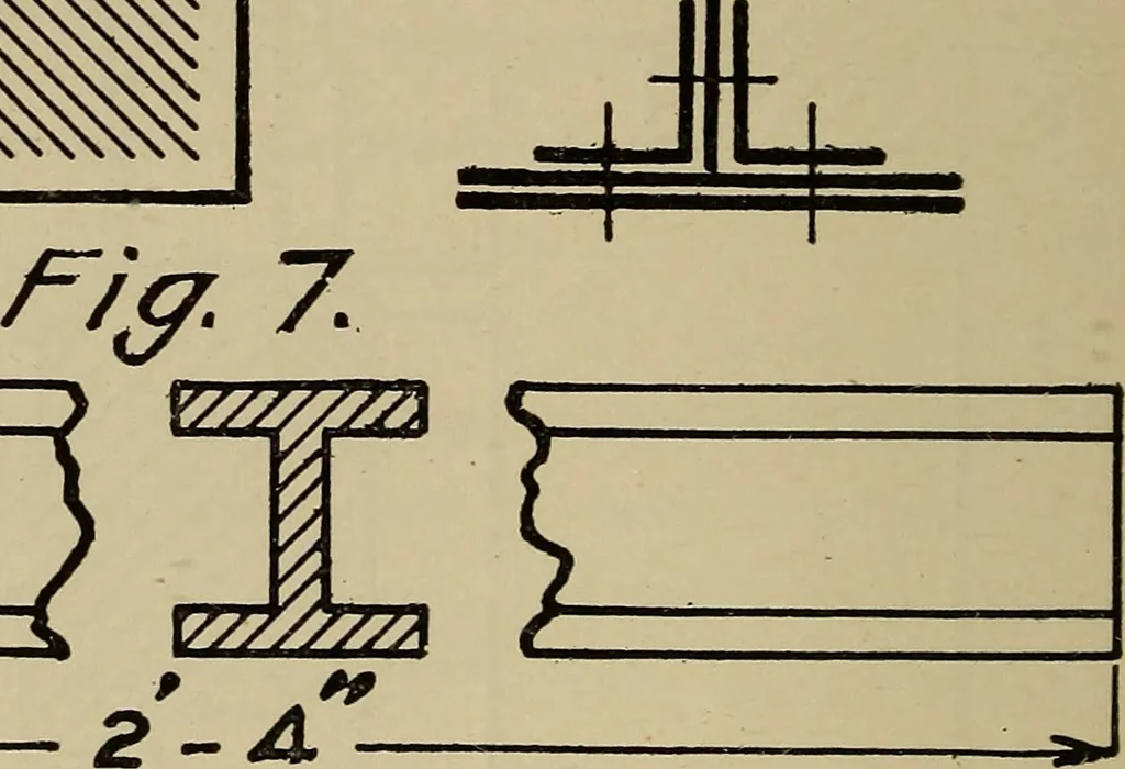 An illustration from Notes on practical mechanical drawing, written for the use of the students in general engineering drawing in the University of Illinois, 1907, leaf 53