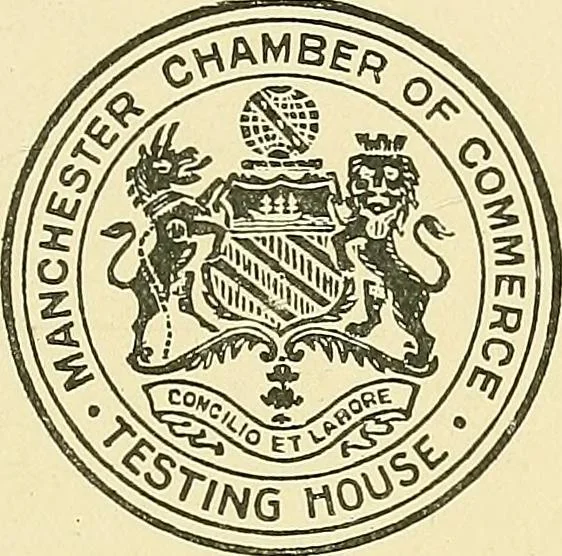 An illustration from Notes on sampling and testing : the handbook of the Manchester Chamber of Commerce Testing House and Laboratory, 1913, leaf 10