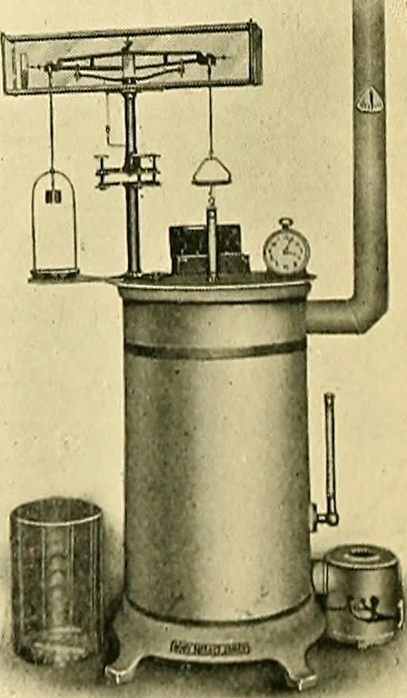 An illustration from Notes on sampling and testing : the handbook of the Manchester Chamber of Commerce Testing House and Laboratory, 1913, leaf 115