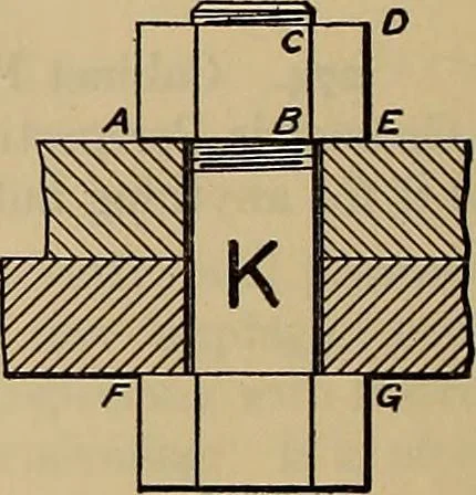 An illustration from Notes on technical sketching and free hand lettering for engineering students, 1909, leaf 109