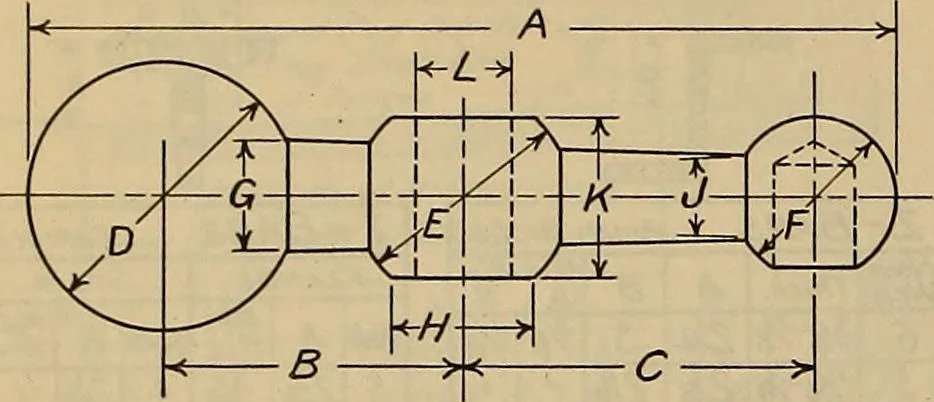An illustration from Notes on technical sketching and free hand lettering for engineering students, 1909, leaf 135