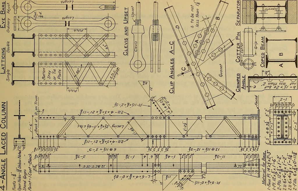 An illustration from Notes on technical sketching and free hand lettering for engineering students, 1909, leaf 68