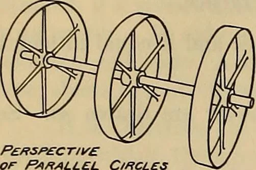 An illustration from Notes on technical sketching and free hand lettering for engineering students, 1909, leaf 89