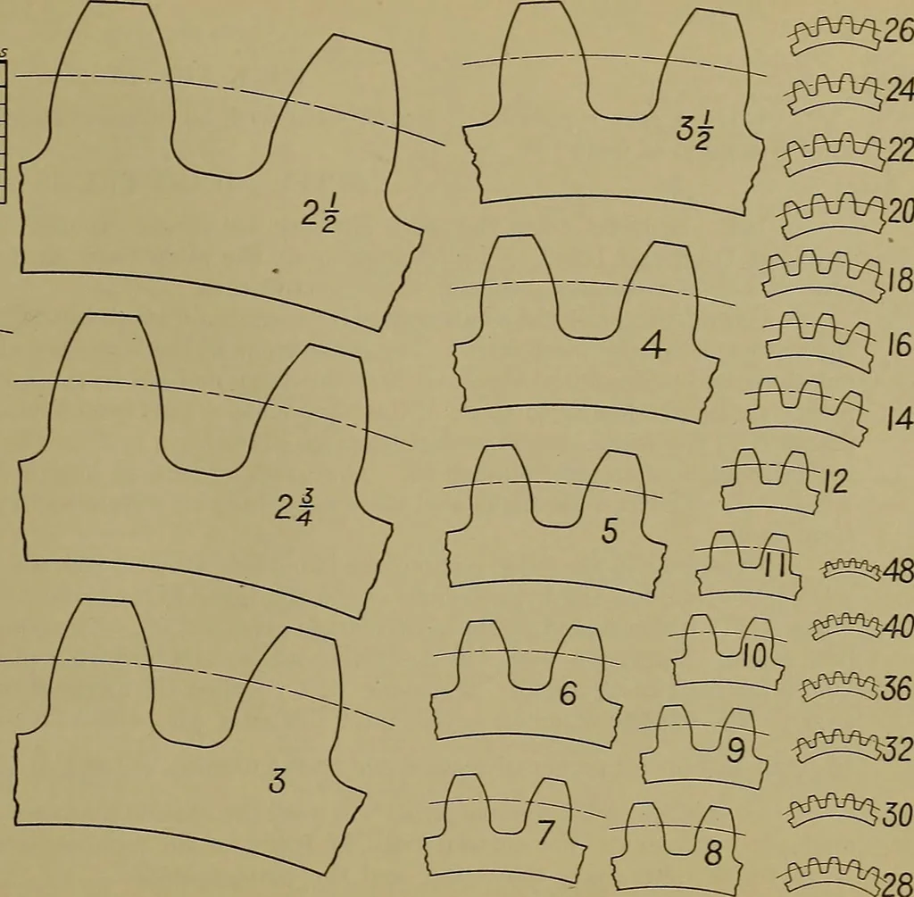 An illustration from Notes on technical sketching and free hand lettering for engineering students, 1912, leaf 52